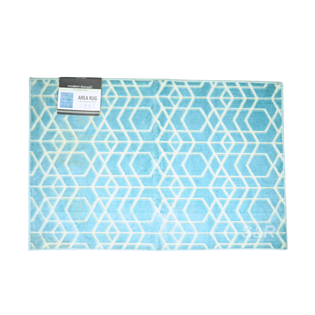 Modern Threads Area Rug Blue 24in x 36in